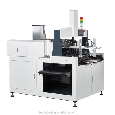 L1650XW1300XH1960mm πλήρως αυτόματο τηλεφωνικό άκαμπτο κιβώτιο συγκόλλησης γωνιών μηχανών συσκευασίας