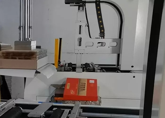 20pcs/min ημι αυτόματο διπλώνοντας άκαμπτο κιβώτιο που κατασκευάζει τη μηχανή 220V